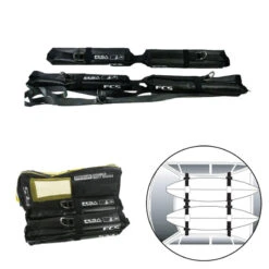 GALERIE SOUPLE FCS CAM LOCK SOFT RACK DOUBLE -GUMO Kayak Magasin galerie souple fcs cam lock soft rack double 1