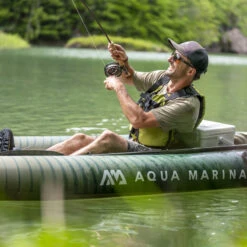 KAYAK GONFLABLE AQUA MARINA CALIBER PECHE -GUMO Kayak Magasin kayak gonflable aqua marina caliber peche 8