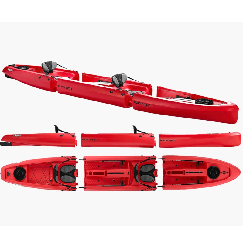 Kayak Modulable Point 65 Mojito Tandem Rouge 4 Kayak Modulable Point 65 Mojito Tandem Rouge – Image 2