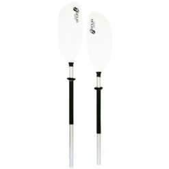 PAGAIE KAYAK AQUADESIGN WHITE 2 PARTIES 215CM -GUMO Kayak Magasin pagaie kayak aquadesign white 2 parties 215cm 4