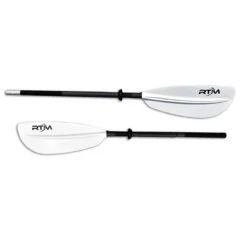 PAGAIE ROTOMOD FIBRE ELEGANCE BLANCHE 2 PARTIES 220 CM -GUMO Kayak Magasin pagaie rotomod fibre elegance blanche 2 parties 220 cm 2