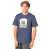 T-SHIRT RIP CURL DESTINATION ANIMALS BLEU MARINE -GUMO Kayak Magasin t shirt rip curl destination animals bleu marine